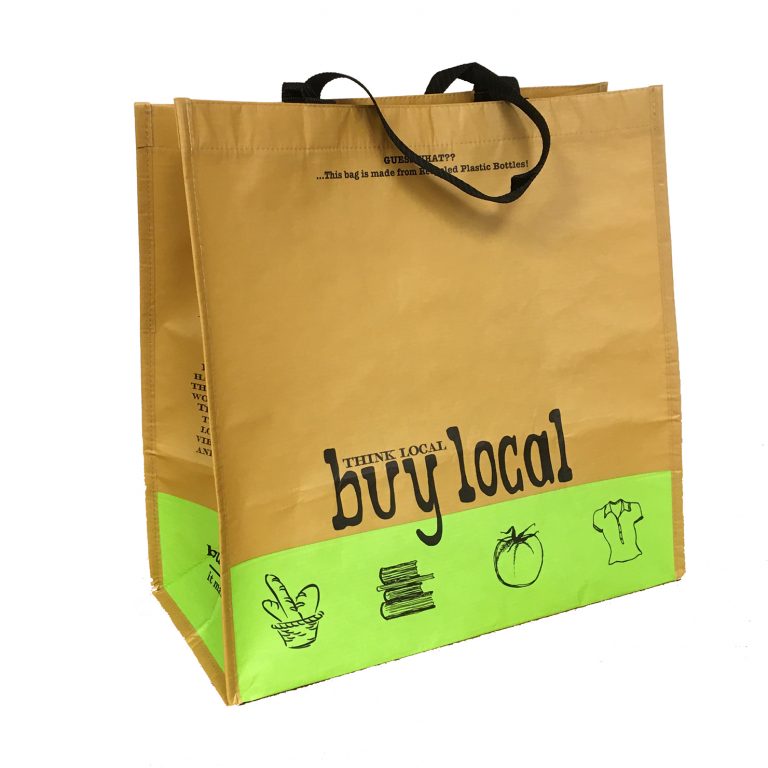 Buy Local Matte Laminated Reusable Totes - WG Ellerkamp